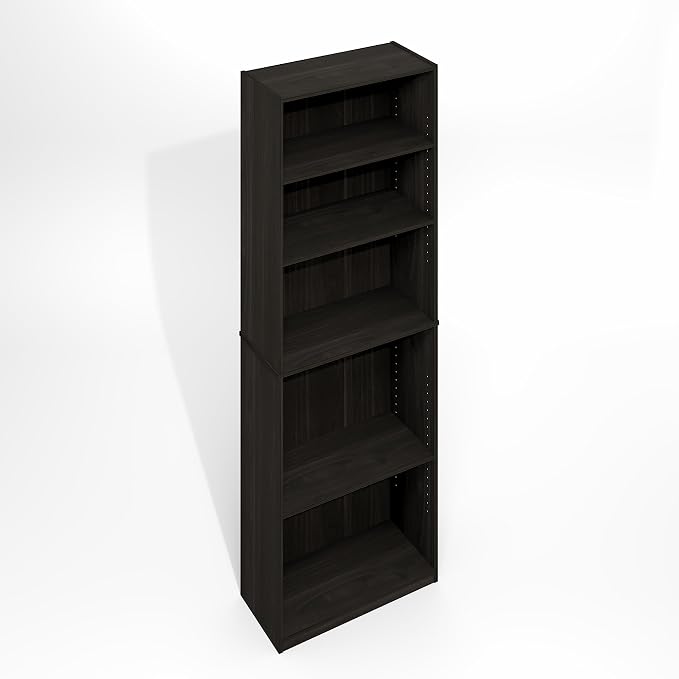 Furinno Jaya Simply Book Shelf, 5-Tier Bookshelf, Bookcase - Image 5