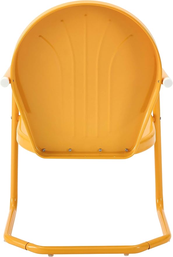 Crosley Furniture Griffith Outdoor Chair, Retro Metal Patio Chairs - Image 5