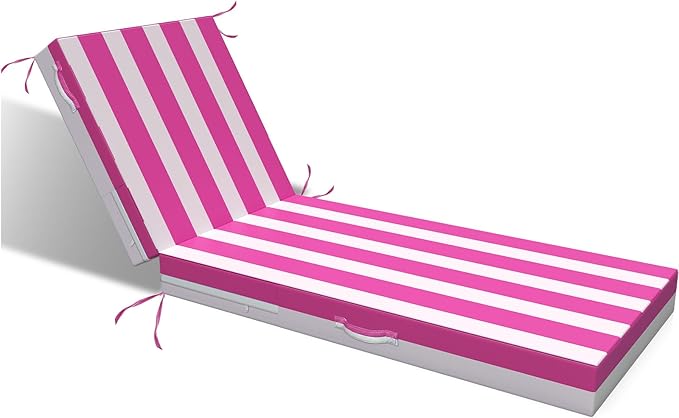 L'AGRATY Outdoor Lounge Chaise Cushion: 72x21x3 Inch Waterproof Lounge Chair by LAGRATY