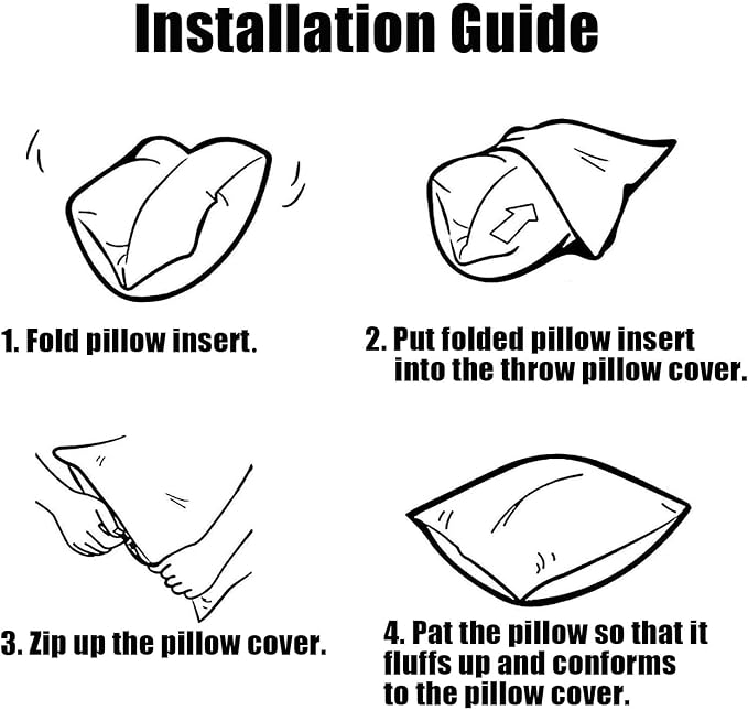 NiNi ALL Pack of 2 Decorative Outdoor Waterproof Pillow Covers Square Garden - Image 7