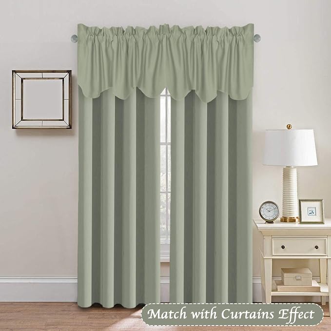 H.VERSAILTEX 2 Panels Blackout Curtain Valances - Image 2