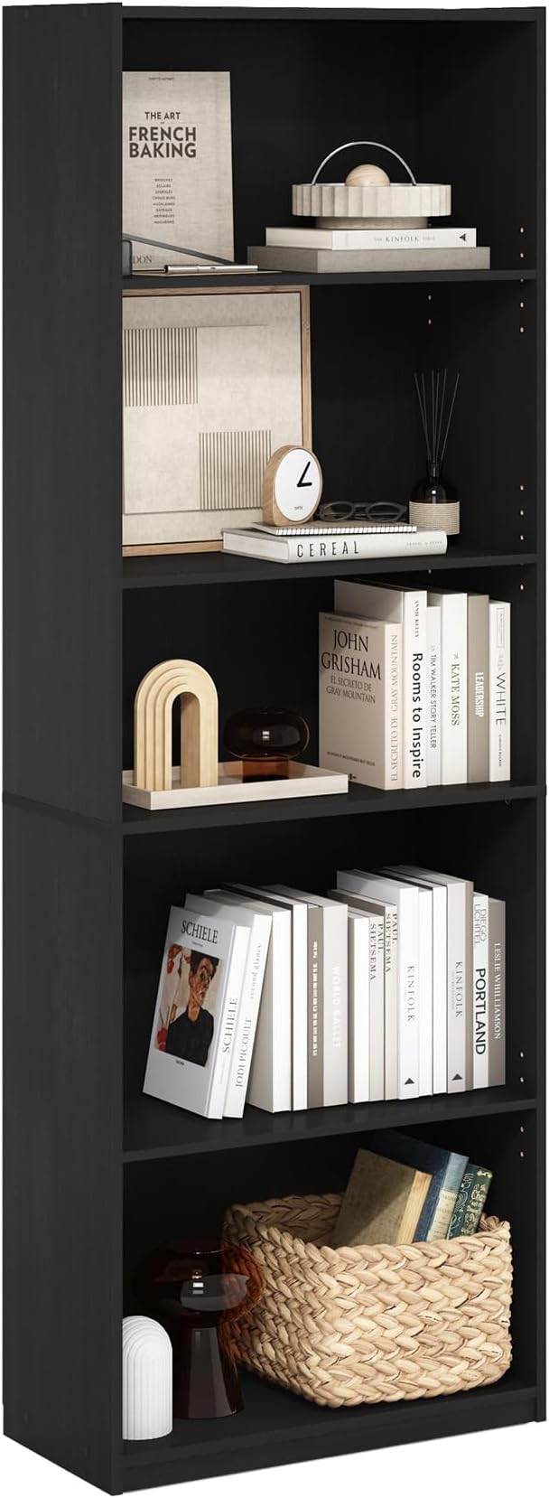 Furinno GEHRY Book Shelf, 5-Tier Bookshelf, by Furinno-FitsYourSpaceFitsYourBudget