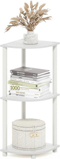 Furinno Turn-N-Tube Corner Shelf, 3-Tier Corner Bookshelf, Display Storage by Furinno-FitsYourSpaceFitsYourBudget