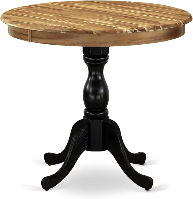 East West Furniture AMT-ANB-TP Antique Modern Dining Table - Image 3
