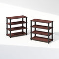 Furinno Turn-N-Tube Storage Shelves Set of 2, 4-Tier Stackable Standing Shelf by Furinno-FitsYourSpaceFitsYourBudget