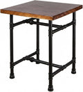 24 Inch Industrial Rustic Iron Pipe Entry Table, End Table, Coffee Table by VANDNALI