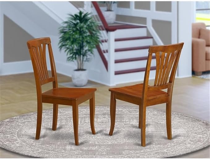 East West Furniture AVC-SBR-W Avon Dining Room Chairs - Image 2
