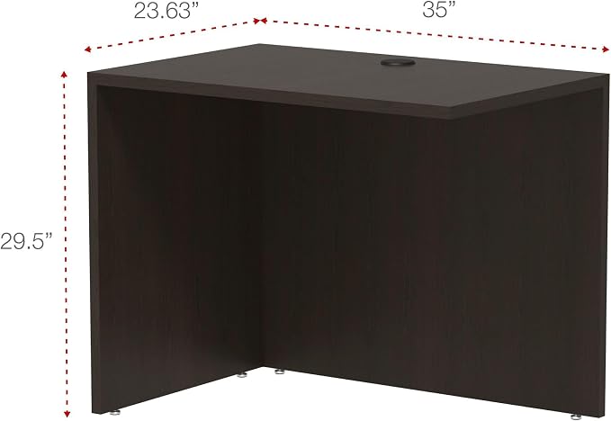 Alera ALERA Valencia Series Reversible Return/Bridge Shell, 35W X 23.63D X 29.5H - Image 2