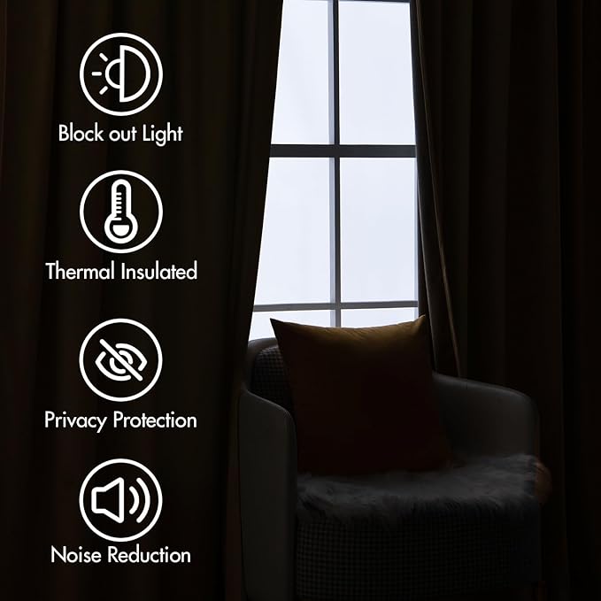 MIULEE Velvet Curtains 96 inches - Image 5