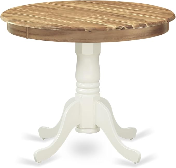 East West Furniture AMT-NLW-TP Antique Dining Table - Image 4