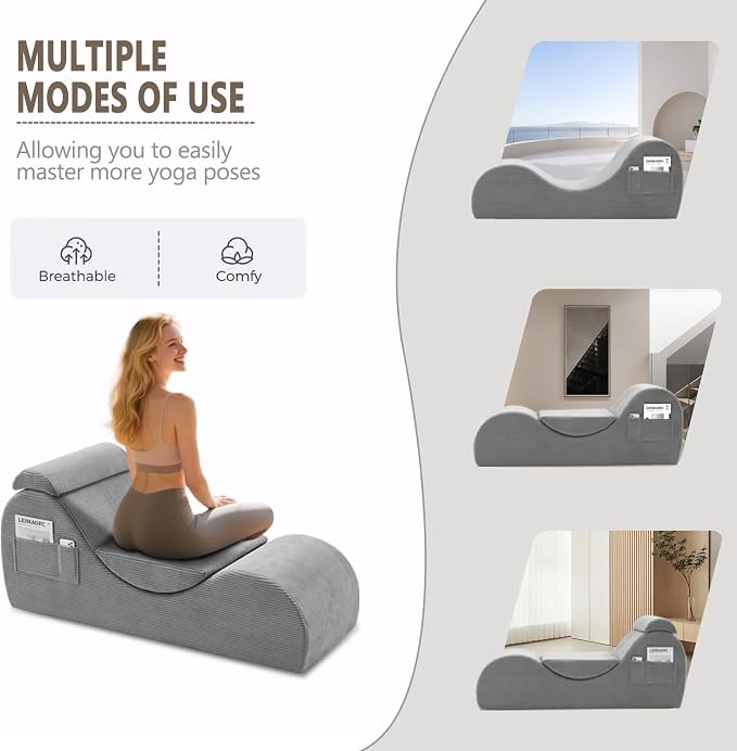 Yoga Chair Lounge for Adult, Ergonomic Chaise Lounge Chair - Image 4