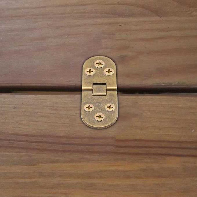 Piutouyar 4PCS Bronze Butler Tray Hinge, Heavy Duty Folding Flip Top Hinge 180 - Image 5