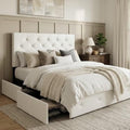 Allewie Upholstered Queen Size Platform Bed Frame by Allewie
