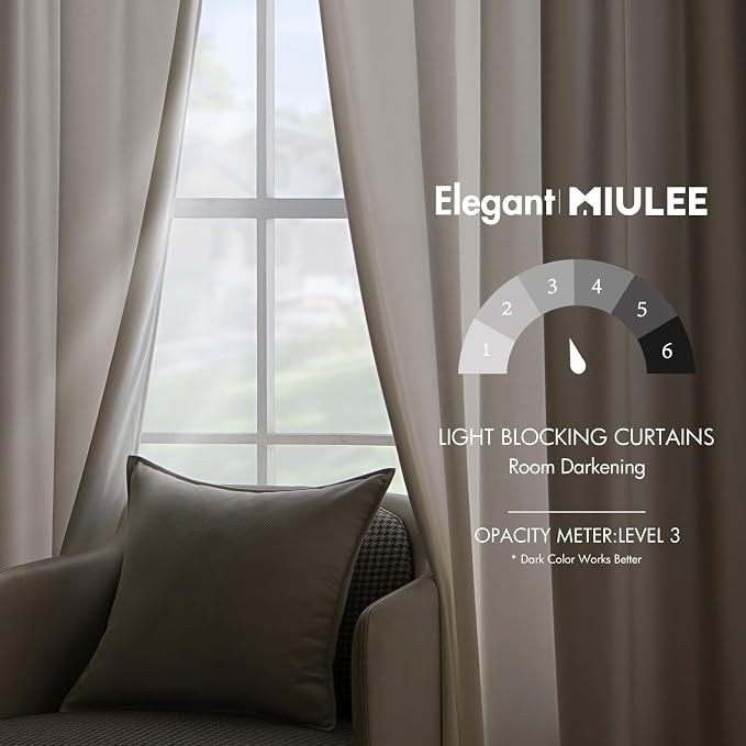 MIULEE Velvet Curtains 84 inches - Image 5