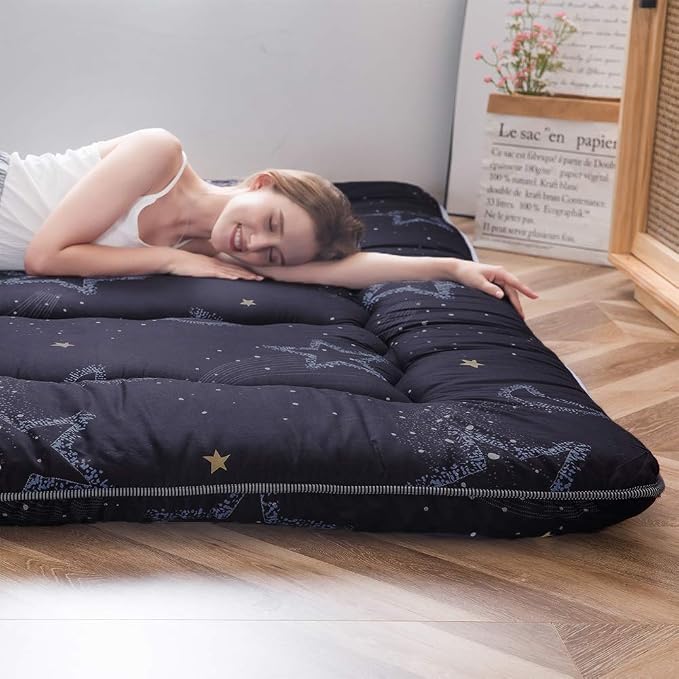 MAXYOYO Japanese Futon Mattress Floor Mattress Sleeping Pad Foldable Mat Roll - Image 6