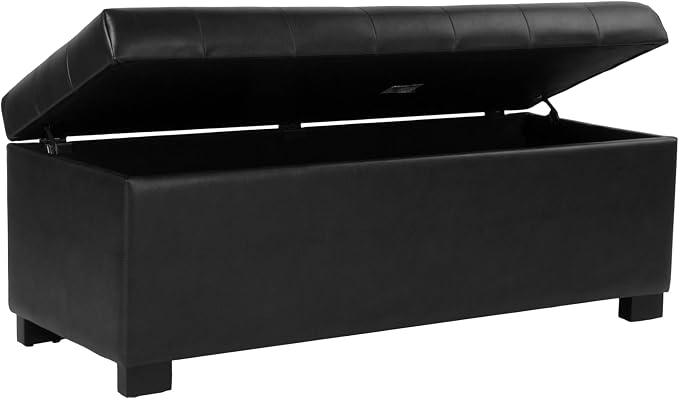 HomePop Large Tufted Storage Bench - Image 6