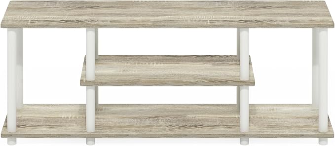 Furinno Turn-N-Tube No Tools 3D 3-Tier Entertainment TV Stand up to 50 inch TV - Image 5