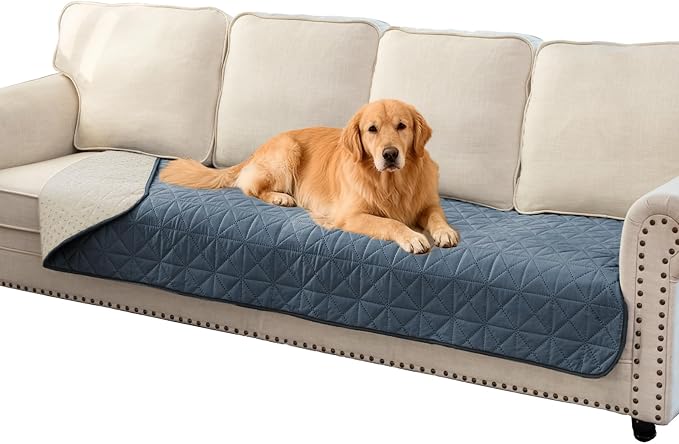 Ameritex Sofa Cover Waterproof for Seats Couch Cover for Dogs Pet Couch Cover - Image 5