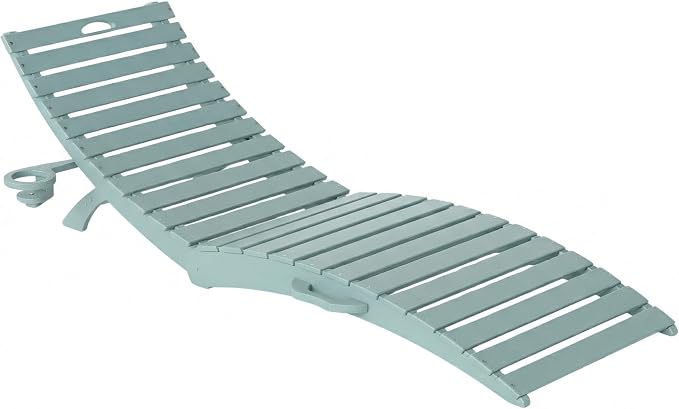 Folding HDPE Outdoor Chaise Lounge by YourPerfectOutdoorEscape