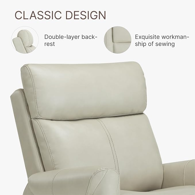 KISLOT Leather Recliner Chair for Adults Wall Hugger RV Recliner - Image 7