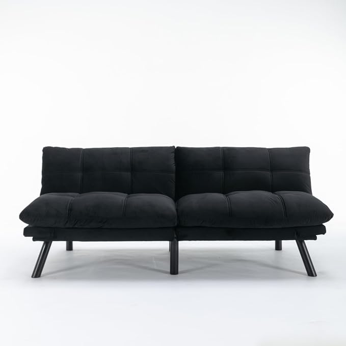 GDFStudio Hayezc Loveseat Sofa, Convertible Sofa Bed, 2-in-1 Folding Modern - Image 8