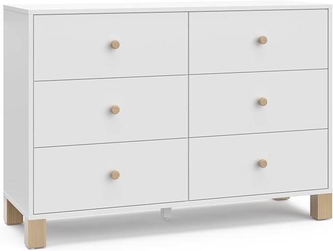 Storkcraft California 6-Drawer Double Dresser by Storkcraft