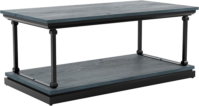 24/7 Shop at Home Ambridge Transitional Multi-Storage Wood 3-Piece Coffee Table - Image 6