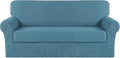 Turquoize Stretch Sofa Slipcover 2 Pieces Sofa Cover Couch Cover by Turquoize