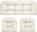DANGHOOGY Wicker Chair Cushions, Waterproof Outdoor Loveseat Cushions by DANGHOOGYFurnitureCushions