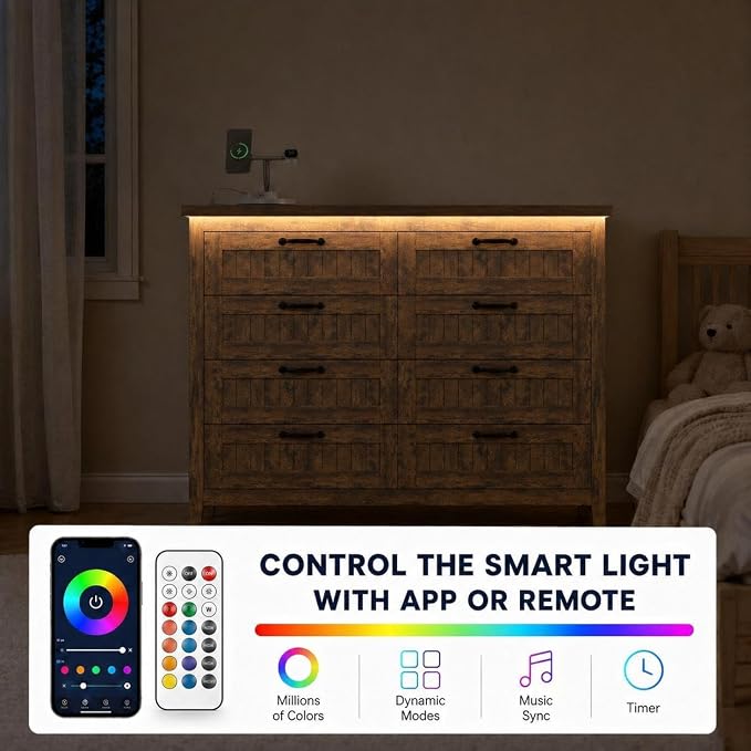 GarveeLife 8 Drawer Chest Dresser - Image 5