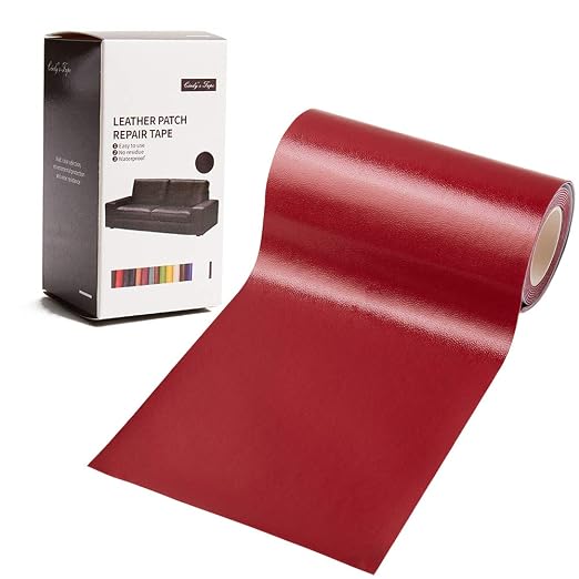 Leather Repair Patch Kit Burgundy 4 x 60 inch Leather Repair Tape Self Adhesive by Cindy%27s+Tape