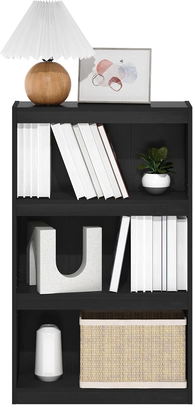Furinno Jaya Book Shelf, 3-Tier Modern Bookshelf - Image 3