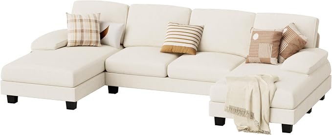 JUMMICO Sectional Couches for Living Room, U Shaped Couch - Image 7