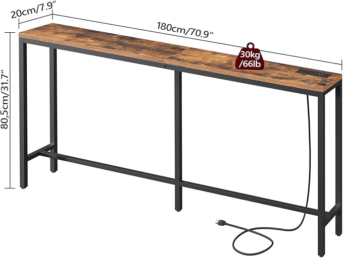 MAHANCRIS 70.9'' Console Table - Image 3
