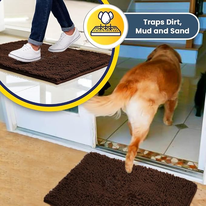 Muddy Mat® | Super Absorbent Door Mat Indoor, Microfiber Quick Dry Chenille - Image 4