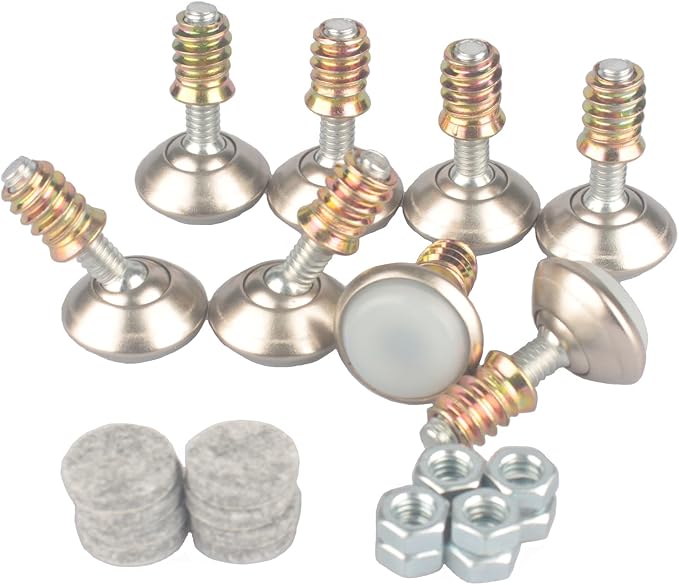 HUAYY Furniture Levelers Swivel Feet, Angle Height Adjustable, Heavy Duty by HUAYY