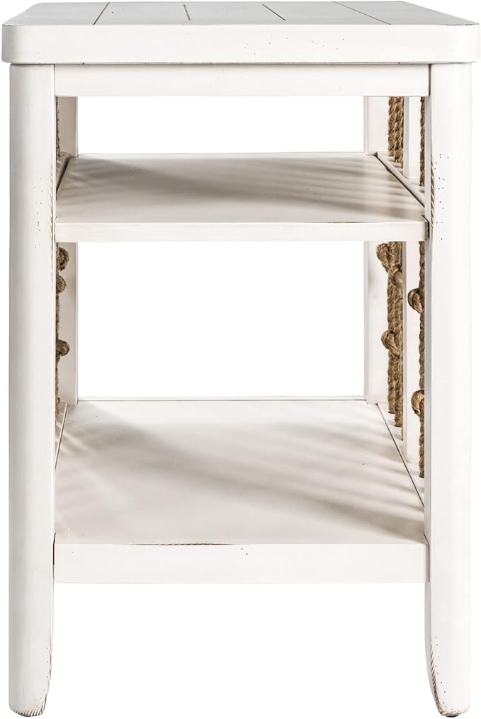 Liberty Furniture Dockside II Chair Side End Table, W18 x D24 x H26, Coastal - Image 3