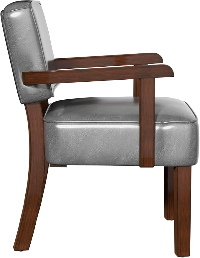FAGAGA PU Leather Accent Chair, Oversized Living Room Chairs - Image 5