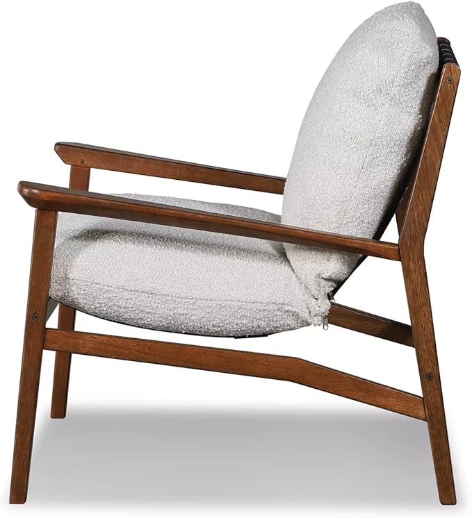 Grain Wood Furniture Solid Wood Mid Century Lounge Chair - Image 7