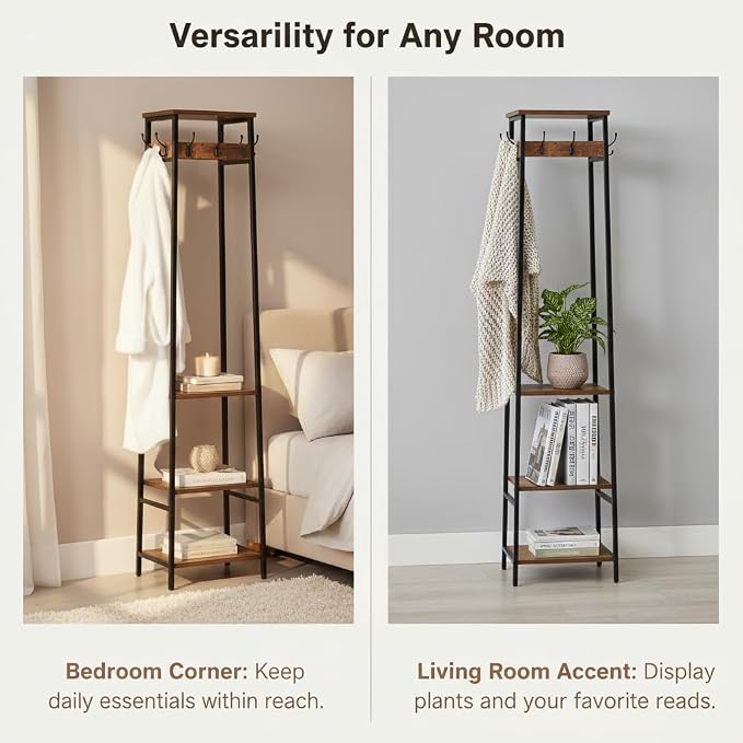 Coat Rack Freestanding, Coat Stand - Image 6