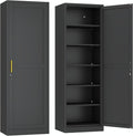 Ckzbx Metal Locker Tall Narrow Storage Cabinet, Gym Home Office, Entryway and by Ckzbx