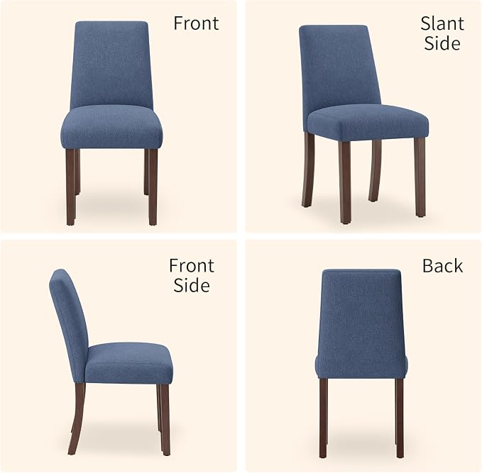 Dining Chairs Set of 6, Modern Dining Room Chairs - Image 8