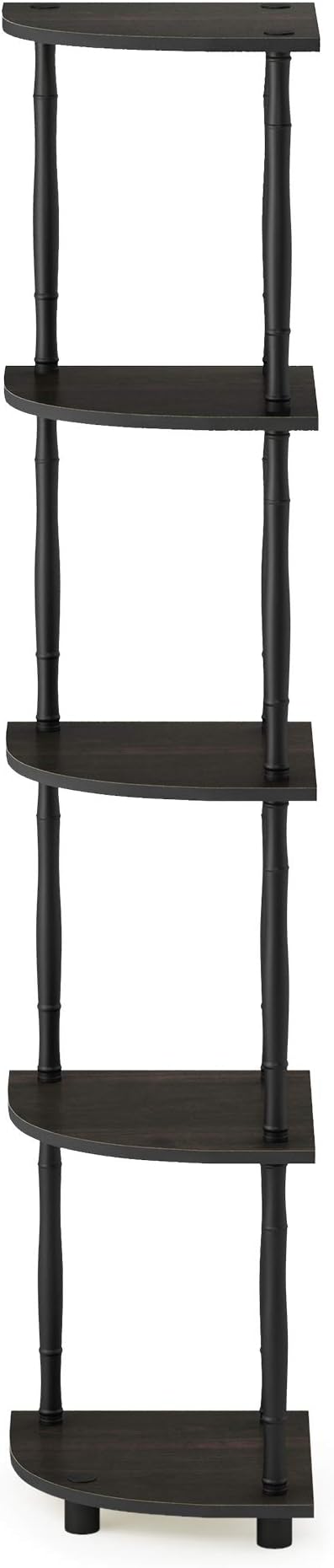 Furinno Turn-N-Tube 5 Tier Corner Display Rack Multipurpose Shelving Unit - Image 4