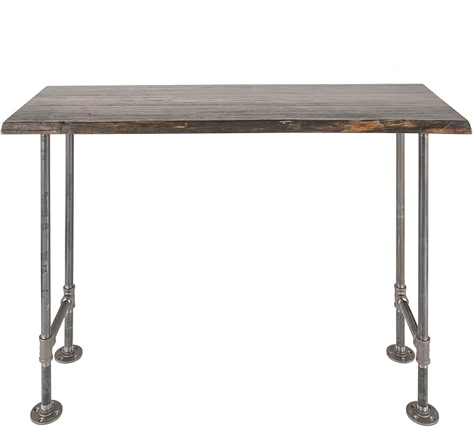 Restore by Pipe DÉCOR Live Edge Wood Console Table 48 in. x 16 in. x 34 in. by PipeD%C3%A9cor