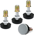 1/4" Thread Leveling Feet PTFE Bottom, Adjustable Furniture Feet Threaded Screw by WAFJAMF