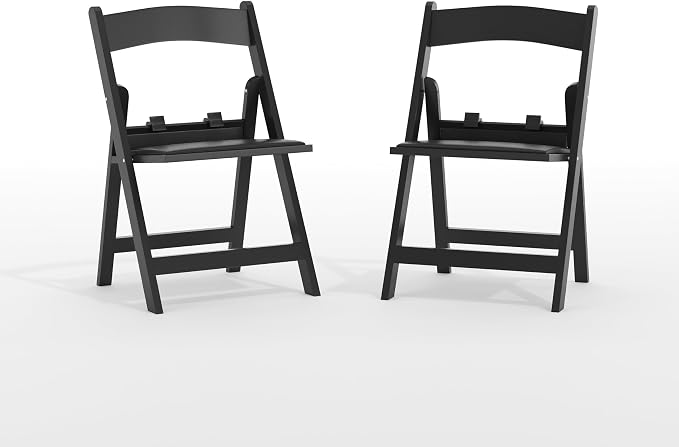 Flash Furniture Hercules Set of 2 Kids Black Resin Folding Chairs by FlashFurniture