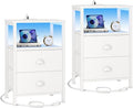 Furologee Nightstands Set of 2, End Tables Set of 2 by Furologee
