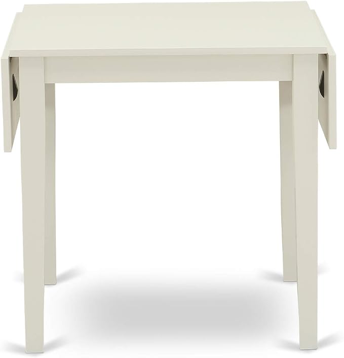 East West Furniture NDNO3-LWH-W 3 Piece Dining Room Table Set Contains a - Image 6