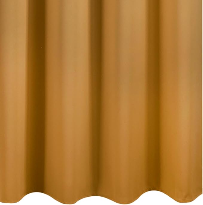 LEMOMO Blackout Curtains 52 x 108 inch/Mustard Yellow Curtains Set of 2 - Image 8