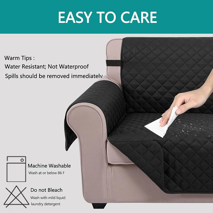 U-NICE HOME Oversized Sofa Cover Reversible Couch Cover - Image 5